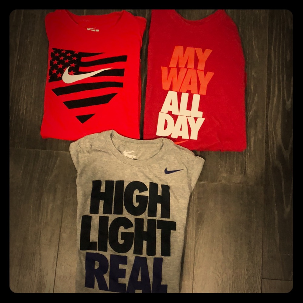 3 Nike Tees
